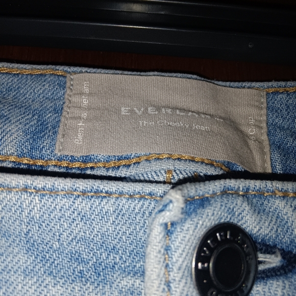 EVERLANE the original cheeky jean BLUE 26 cropped - Picture 9 of 12
